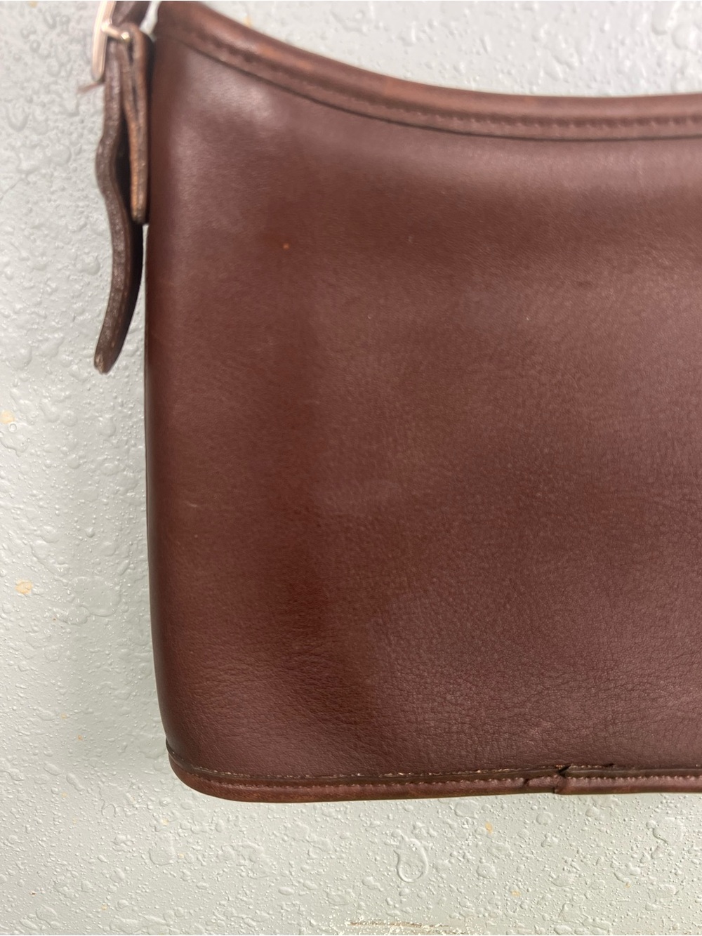 Vintage Coach Mambo Brown Leather Crossbody Bag G9C-9062 - Picture 7 of 16